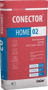 Клей плиточный CONECTOR® HOME 02