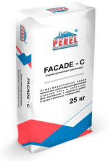 Серая цементная шпатлевка Perel Facade - C 0650