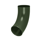 Отвод трубы AquaSystem темно-зеленый RR11 150/100