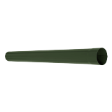 Труба водосточная AquaSystem темно-зеленая RR11 3 м 150/100