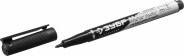 ЗУБР МП-100 черный, 1 мм заостренный перманентный маркер
