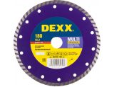 DEXX MULTI UNIVERSAL 115 мм, диск алмазный отрезной сегментированный, бетон, кирпич, песчаник, гранит (115х22.2 мм, 7х1.9 мм)