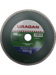 URAGAN Clean Cut 115 мм, диск алмазный отрезной сплошной по керамограниту, мрамору, керамической плитке (115х22.2 мм, 5х1.9 мм)