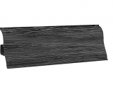 Плинтус с мягким краем 2,5 м/шт. 137 черное серебро (45 шт./уп.) Ecoline