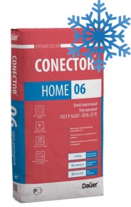 Клей плиточный Оптимум CONECTOR® HOME 06 зима 25 кг