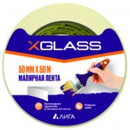 Лента малярная X-Glass 38мм x 50м