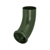 Отвод трубы декорированный AquaSustem темно-зеленый RR11 150/100