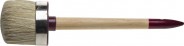 ЗУБР 70 мм, щетина натуральная светлая, деревянная ручка, кисть круглая УНИВЕРСАЛ - МАСТЕР