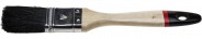 STAYER 25 мм, 1", щетина натуральная чёрная, деревянная ручка, кисть плоская UNIVERSAL-EURO