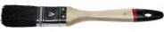 STAYER 20 мм, 3/4", щетина натуральная чёрная, деревянная ручка, кисть плоская UNIVERSAL-EURO