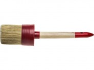 ЗУБР 65 мм, щетина натуральная светлая, деревянная ручка, кисть круглая УНИВЕРСАЛ - МАСТЕР