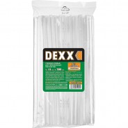 DEXX прозрачные универсальные клеевые стержни, Ø 11 мм х 300 мм (11-12 мм) 1 к