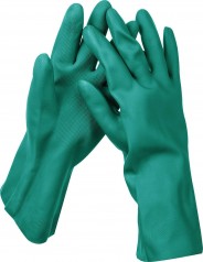 ЗУБР НИТРИЛ перчатки нитриловые, стойкие к кислотам и щелочам, размер L, M, S , XL, повышен прочности, х/б напыление, гипоаллергенные, серия Профессионал