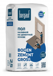 Bergauf Boden Zement Gross 25 кг Наливной пол на цементной основе