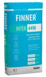 Шпатлевка гипсовая финишная белая FINNER® INTER 44 W